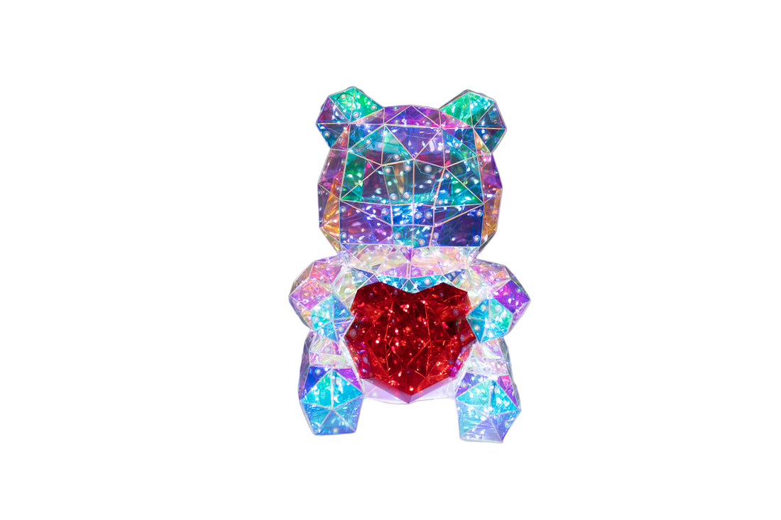 Urso Holográfico com Led