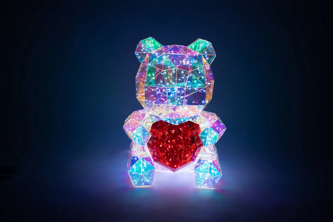 Urso Holográfico com Led