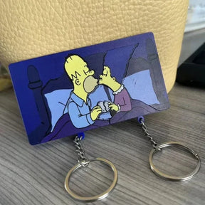 Conjunto de chaveiros de casal - Homer & Marge (2pc)